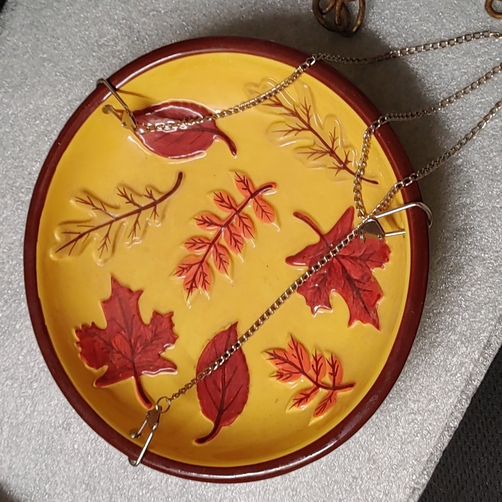 Kathy Hatch hanging bird feeder plate
